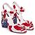 Sandali Dolce & Gabbana con decorazioni marittime Bianco Rosso Blu