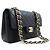 Chanel Classic Flap Lambskin Small Nero - vista 3
