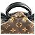 Zaino Louis Vuitton Monogram Reverse Palm Springs PM Marrone - vista 12