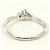 Autre Marque Platin-Bandring mit Diamant - Ansicht 4