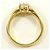 Autre Marque Anello fede in platino PT900 e oro giallo 18K con diamante D'oro - vista 3