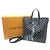 Borsa Tote Louis Vuitton Monogram Savannah Jake & Dinos Chapman Blu navy - vista 18