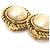 Orecchini a clip Chanel Vintage CC Coco Mark Logo D'oro - vista 7