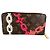 Louis Vuitton Monogram Bay Chain Print Zippy Wallet Braun Pink - Ansicht 2