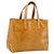 Borsa a mano LOUIS VUITTON Monogram Vernis Reade PM Beige M91144 LV Auth 196860