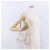 Maison Martin Margiela Borsa a tracolla Maison Margiela in pelle bianca argento Auth am12334M Bianco - vista 27