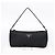 PRADA Accessory Pouch Nylon Black Silver Auth 200929V Silvery - view 12