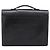 Borsa Business CARTIER Pelle Nero Oro Auth ka5875 D'oro - vista 3