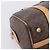 Céline CELINE Borsa mini Boston in tela Macadam PVC Pelle Marrone Oro Auth 197824V D'oro - vista 14