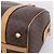 Céline CELINE Borsa mini Boston in tela Macadam PVC Pelle Marrone Oro Auth 197824V D'oro - vista 15