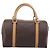 Céline CELINE Borsa mini Boston in tela Macadam PVC Pelle Marrone Oro Auth 197824V D'oro - vista 2