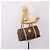 Céline CELINE Borsa mini Boston in tela Macadam PVC Pelle Marrone Oro Auth 197824V D'oro - vista 21