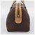 Céline CELINE Borsa mini Boston in tela Macadam PVC Pelle Marrone Oro Auth 197824V D'oro - vista 3
