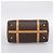 Céline CELINE Borsa mini Boston in tela Macadam PVC Pelle Marrone Oro Auth 197824V D'oro - vista 5