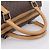 Céline CELINE Borsa mini Boston in tela Macadam PVC Pelle Marrone Oro Auth 197824V D'oro - vista 7