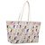 FENDI Zucca Canvas Tote Bag PVC Multicolor Gold Auth 199579A Mehrfarben Golden
