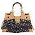 Borsa Tote LOUIS VUITTON Monogram Multicolor Ursula Nera M40124 LV Auth ka5857V Nero - vista 13