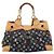 Borsa Tote LOUIS VUITTON Monogram Multicolor Ursula Nera M40124 LV Auth ka5857V Nero - vista 2