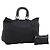 Borsa a mano FENDI in jersey di cotone Nero Argento Auth ka5894