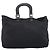 Borsa a mano FENDI in jersey di cotone Nero Argento Auth ka5894 - vista 2