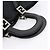 Borsa a mano FENDI in jersey di cotone Nero Argento Auth ka5894 - vista 7