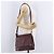 Borsa a tracolla CARTIER Must Line in pelle Bordeaux Gold Auth ka5924 D'oro Bordò - vista 24