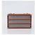 LOUIS VUITTON Minimal Gin Clayette Fermacarte metallo Gray M99455 Auth 196890V Marrone - vista 6