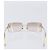 Gafas de sol CHANEL metal Gold CC Auth yk20750M Dorado - vista 3