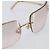 Gafas de sol CHANEL metal Gold CC Auth yk20750M Dorado - vista 8