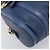 Bulgari Borsa a mano BVLGARI Chandra in pelle blu e oro Auth 198928A - vista 14