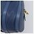 Bulgari Borsa a mano BVLGARI Chandra in pelle blu e oro Auth 198928A - vista 15