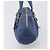 Bulgari Borsa a mano BVLGARI Chandra in pelle blu e oro Auth 198928A - vista 3
