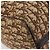 Borsa Boston Christian Dior Trotter Canvas Beige Gold Auth 199799 D'oro - vista 13