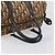 Borsa Boston Christian Dior Trotter Canvas Beige Gold Auth 199799 D'oro - vista 7