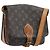 LOUIS VUITTON Borsa a tracolla Monogram Cartouchiere MM M51253 LV Auth BA15094 Monogramma