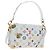 Borsa LOUIS VUITTON Monogram Multicolor Side Trunk MM Bag White M14046 Auth 199130SM Bianco