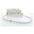 Borsa LOUIS VUITTON Monogram Multicolor Side Trunk MM Bag White M14046 Auth 199130SM Bianco - vista 10