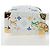 Borsa LOUIS VUITTON Monogram Multicolor Side Trunk MM Bag White M14046 Auth 199130SM Bianco - vista 5