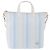 PRADA Tote Bag Canvas 2way Hellblau Silber B2052G Auth am12349A - Ansicht 13
