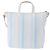 PRADA Tote Bag Canvas 2way Hellblau Silber B2052G Auth am12349A - Ansicht 2