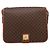 Céline Borsa a tracolla CELINE Macadam Canvas PVC Leather Brown Gold Auth 200945 Marrone D'oro - vista 13