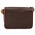 Céline Borsa a tracolla CELINE Macadam Canvas PVC Leather Brown Gold Auth 200945 Marrone D'oro - vista 2