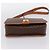 Céline Borsa a tracolla CELINE Macadam Canvas PVC Leather Brown Gold Auth 200945 Marrone D'oro - vista 5