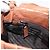 Borsa a tracolla PRADA in pelle marrone argento Auth 200291V - vista 24