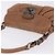 Borsa a tracolla PRADA in pelle marrone argento Auth 200291V - vista 6