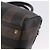 Pequin Borsa a mano FENDI Pecan Canvas PVC Marrone Nero Auth ka5839 - vista 9