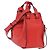 LOEWE Hammock Handtasche Leder 2way Rot Gold Authentisch 197512A Golden