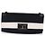 Borsa a tracolla con catena CHANEL 2.55 Nylon Nero Argento CC Auth ka5847A - vista 2