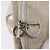 Christian Dior Trotter Canvas Gürteltasche Nylon Weiß Silber Auth ka5837A - Ansicht 15