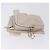 Christian Dior Trotter Canvas Gürteltasche Nylon Weiß Silber Auth ka5837A - Ansicht 4
